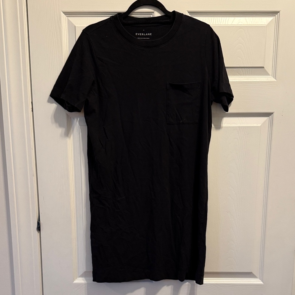 Everlane Classic Black Tee Dress